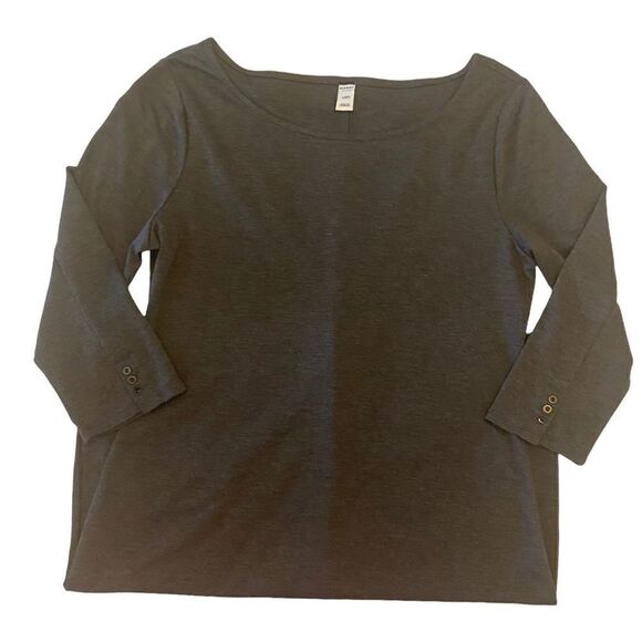 Old Navy Dark Gray Long Sleeve Knit Dress Size Large - Picture 7 of 11